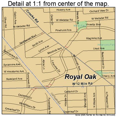 royal oak usa|map of downtown royal oak.